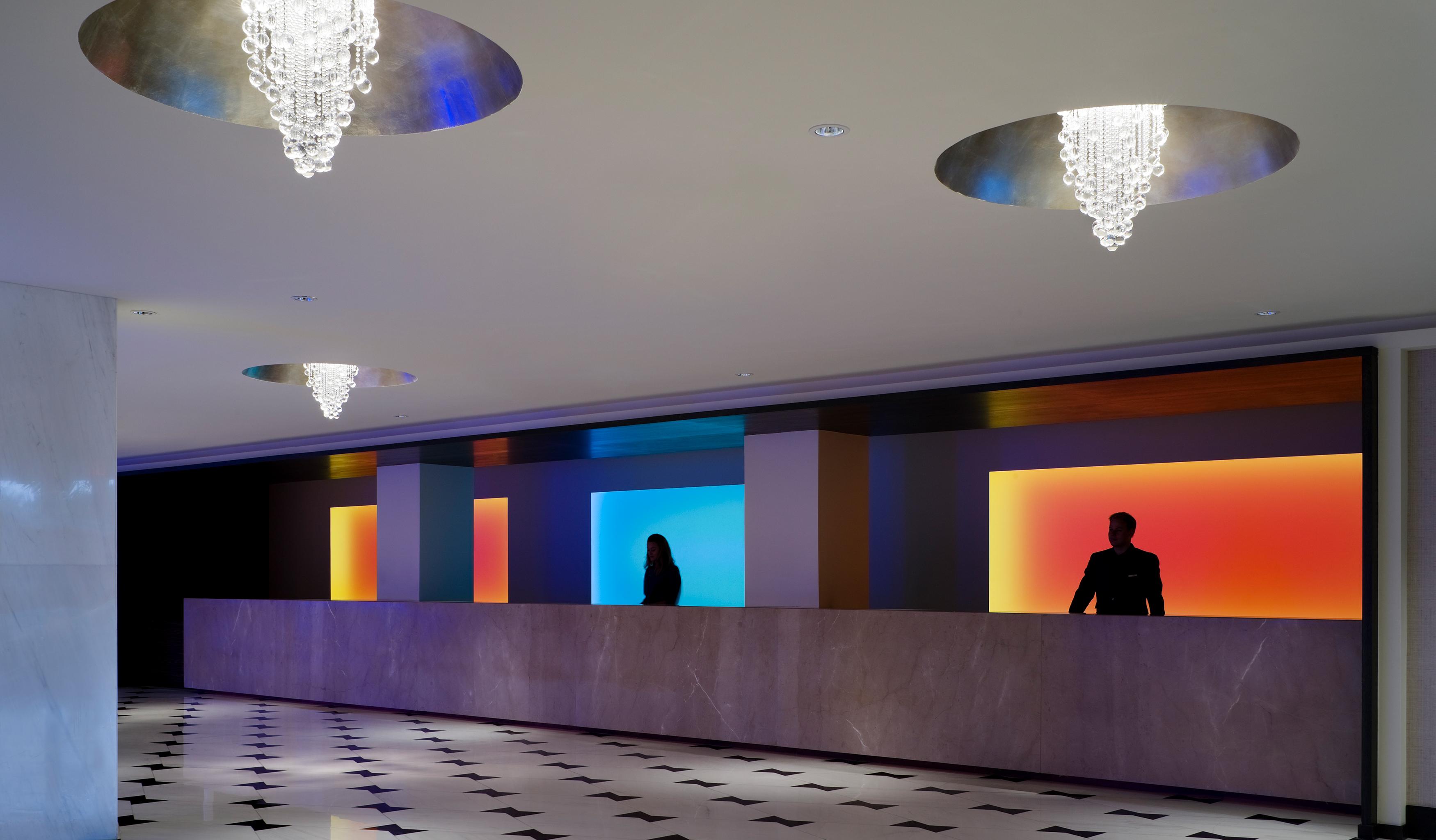 Fontainebleau Miami Beach Exterior photo The reception desk at the Mandarin Oriental, Munich