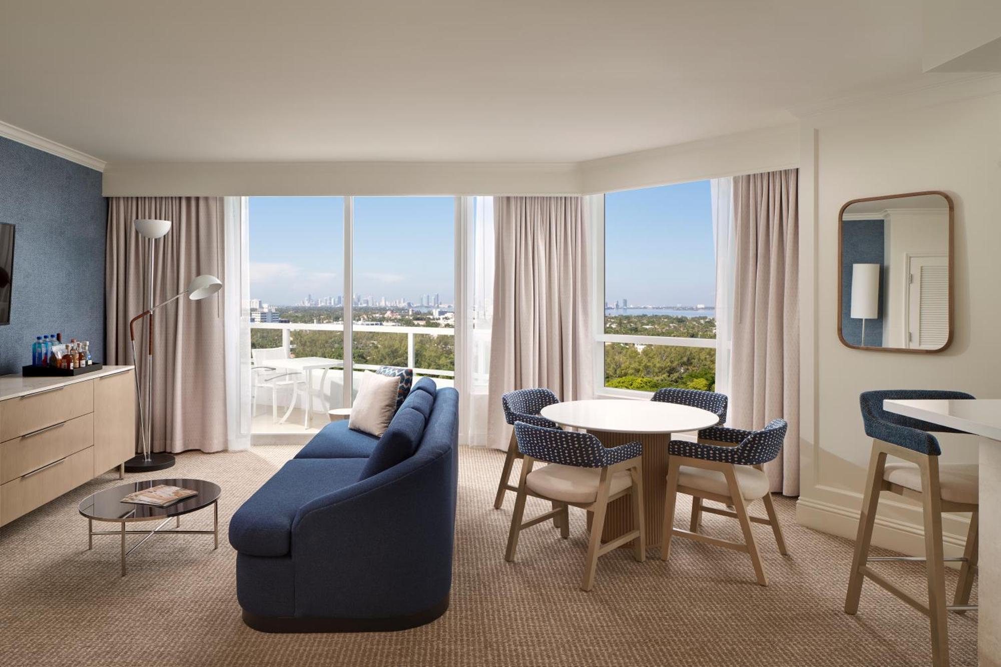 Fontainebleau Miami Beach Exterior photo A living room at the JW Marriott Boca Raton